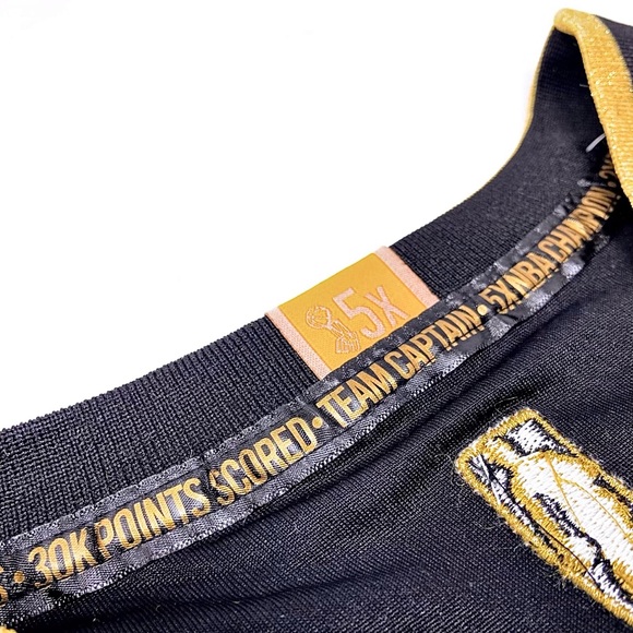 KOBE BRYANT STITCHED JERSEY LOS ANGELES LAKERS BLACK MAMBA NWT RARE NBA LEGEND - Picture 7 of 7